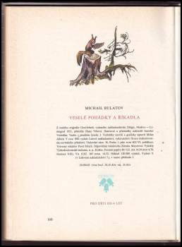Michail Aleksandrovič Bulatov: Veselé pohádky a říkadla