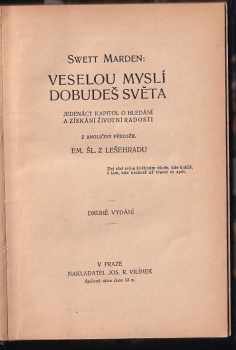 Orison Swett Marden: Cokoli podnikáš, konej dokonale