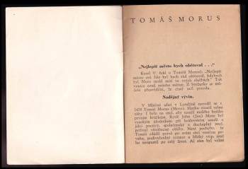 Thomas More: Veselý mučedník Tomáš Morus