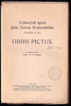 Jan Amos Komenský: Veškerých Spisů Jana Amosa Komenského