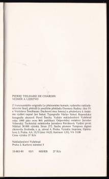 Pierre Teilhard de Chardin: Vesmír a lidstvo