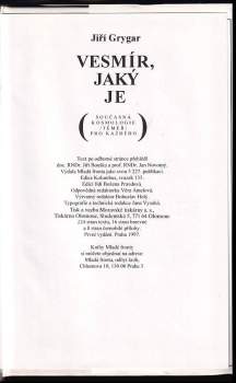 Jiří Grygar: Vesmír, jaký je