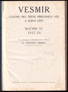 Bohumil Němec: Vesmír KOMPLETNÍ ROČNÍK VI.