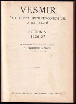 Otakar Matoušek: Vesmír Ročník 5+6