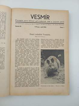 Bohumil Němec: Vesmír - Ročník XI