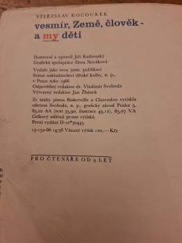 Vítězslav Kocourek: Vesmír, Země, člověk a my děti