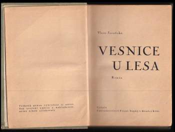 Vlasta Javořická: Vesnice u lesa