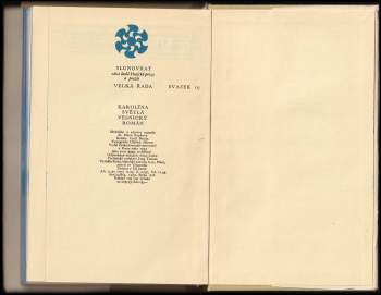 Karolina Světlá: Vesnický román