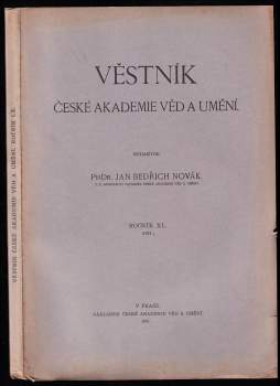 Věstník České akademie věd a umění