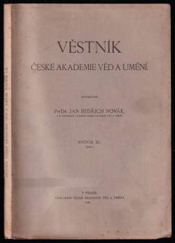 Věstník České akademie věd a umění