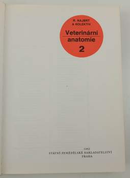 Radim Najbrt: Veterinární anatomie