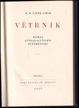 Karel Matěj Čapek Chod: Větrník