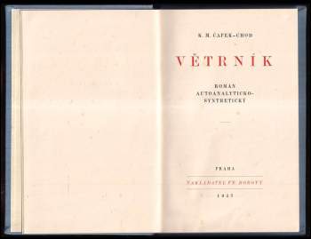 Karel Matěj Čapek Chod: Větrník