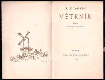 Karel Matěj Čapek Chod: Větrník