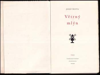 Josef Kopta: Větrný mlýn