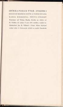 Karel Doskočil: Větve stromů