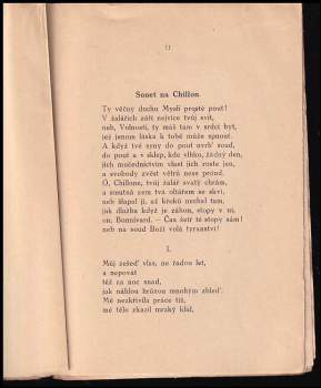 George Gordon Byron: Vězeň chillonský