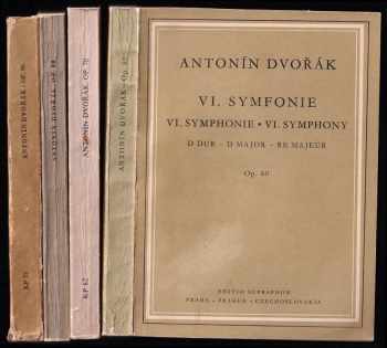 Antonín Dvořák: VI. - IX. Symfonie - VI. Symphonie - Op. 60 + Sinfonia VII - RE Minore Op. 70 - Partitura - Symfonie - Symphonie VII až Sinfonia IX Mi Minore - Z nového světa op. 95