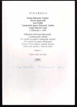 Josef Sedlák: Via crucis