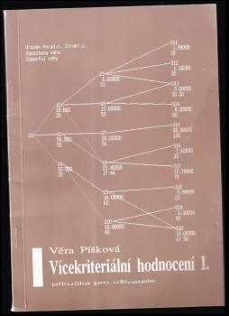 Věra Píšková: Vícekriteriální hodnocení variant 1