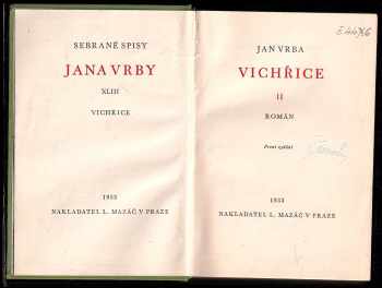 Jan Vrba: Vichřice