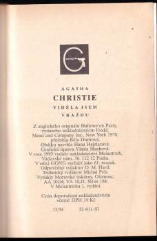 Agatha Christie: Viděla jsem vraždu