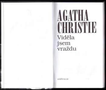 Agatha Christie: Viděla jsem vraždu