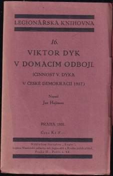 Viktor Dyk v domácím odboji