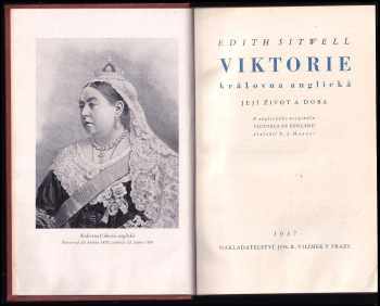Edith Sitwell: Viktorie, královna anglická - Její život a doba