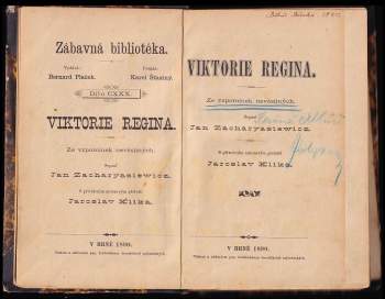 Jan Zacharyasiewicz: Viktorie Regina