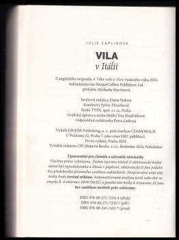 Julie Caplin: Vila v Itálii