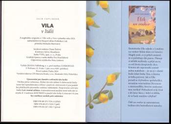 Julie Caplin: Vila v Itálii