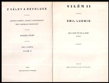 Emil Ludwig: Vilém II