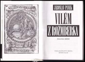 Jaroslav Pánek: Vilém z Rožmberka