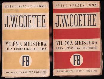 Johann Wolfgang von Goethe: Viléma Meistera léta učednická