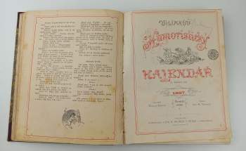 K Mašek: Vilímkův humoristický kalendář na přestupný rok 1896 + Kalendář na obyčejný rok 1897 + 1898