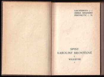 Charlotte Brontë: Villette