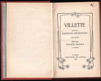 Charlotte Brontë: Villette