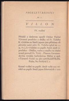 François Villon: Villon