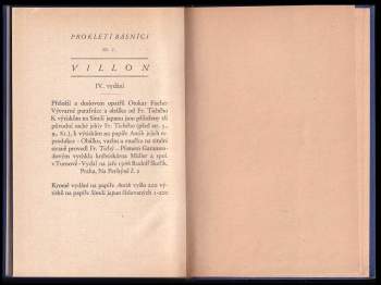 François Villon: Villon