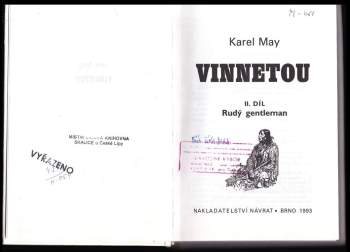 Karl May: Vinnetou II. Rudý gentleman