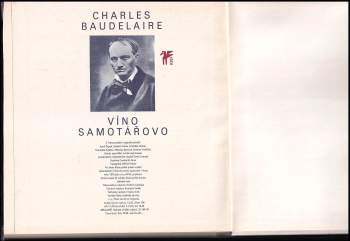 Charles Baudelaire: Víno samotářovo
