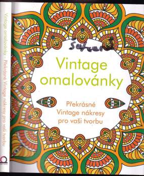 Vintage omalovánky