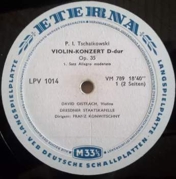 Pyotr Ilyich Tchaikovsky: Violin-Konzert D-Dur Op. 35