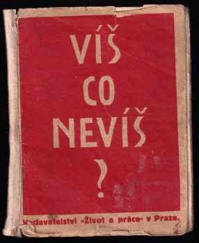 Víš, co nevíš?