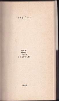 Ōgai Mori: Vita sexualis
