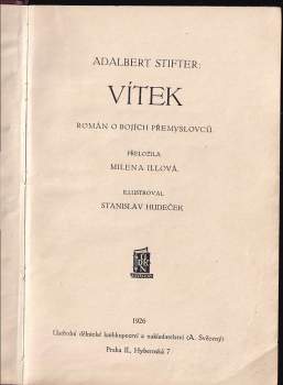 Adalbert Stifter: Vítek