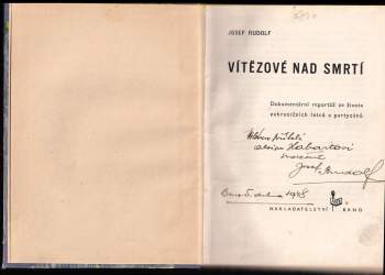 Josef Rudolf: Vítězové nad smrtí
