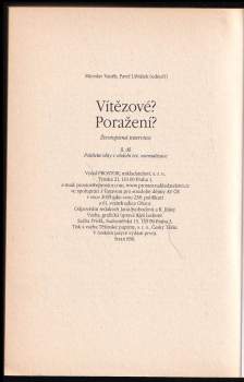 Vítězové? Poražení?