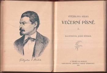 Vítězslav Hálek: Vítězslav Hálek   V přírodě + Večerní písně + Děvče z Tater